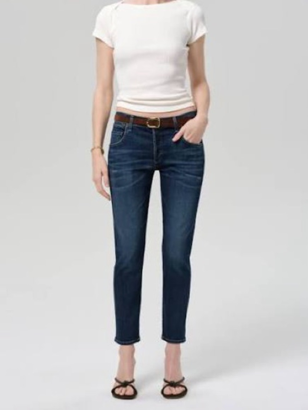Citizens of Humanity Emerson Slim Boyfriend Jeans Blue Ridge Wash Size 27